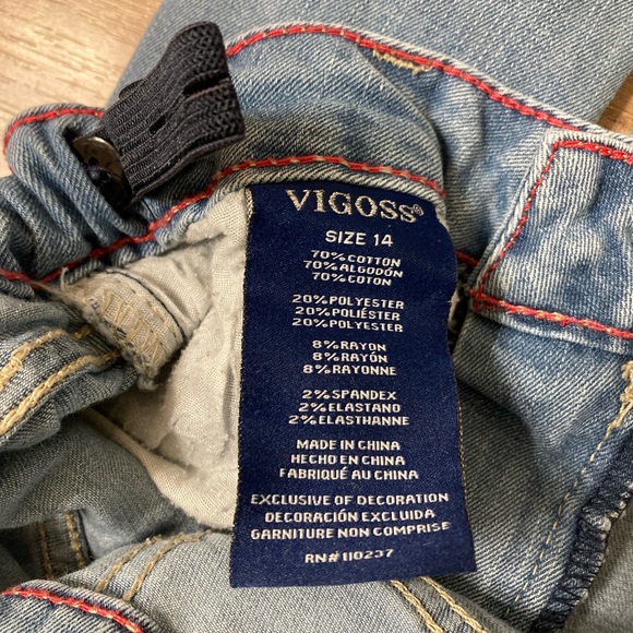 VIGOSS | Girls The Jagger Skinny Jeans - Picture 7 of 7